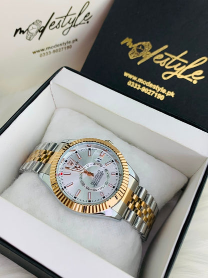 Rlx Sky-Dweller Automatic Movement (White Dail)