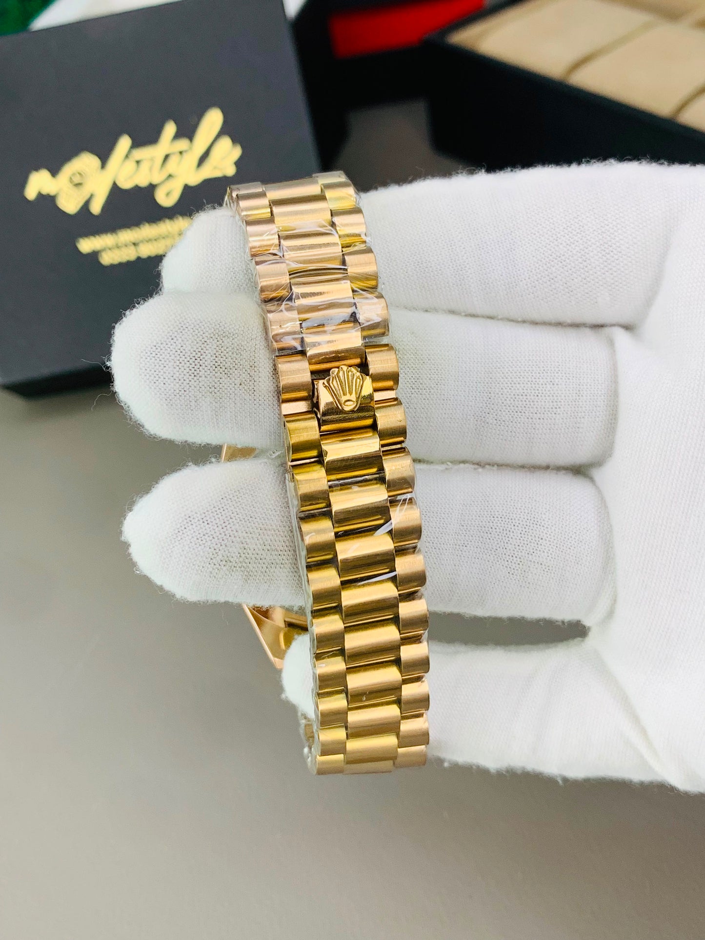 Rlx Day And Date Diamond (Black)