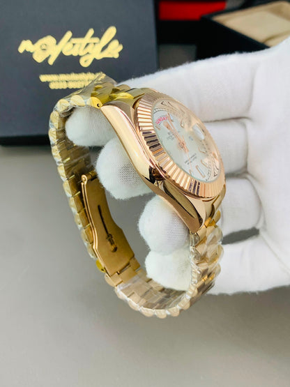 Rlx Day And Date Diamond (white)