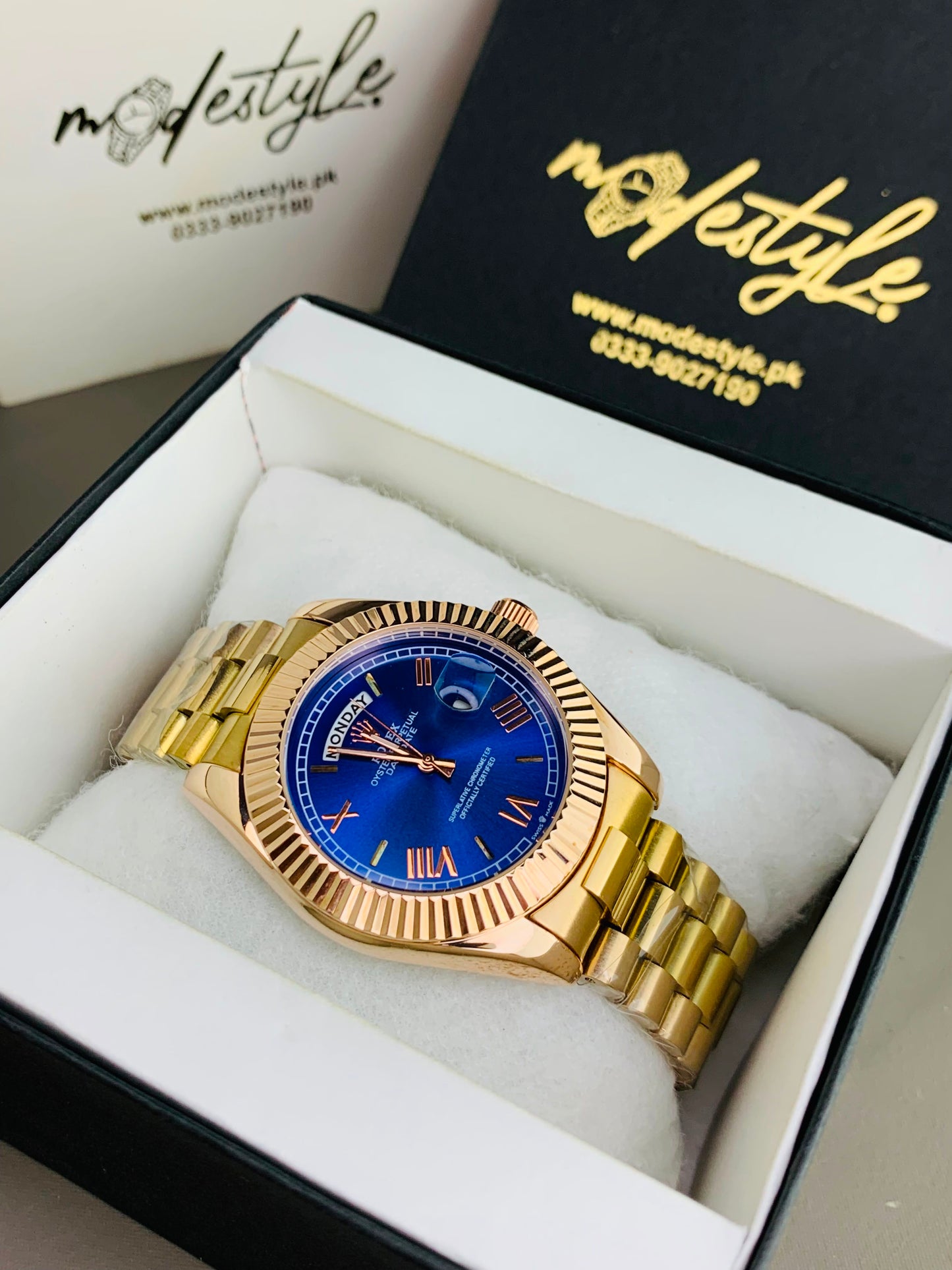 Rlx Day And Date Model (Blue)