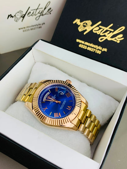Rlx Day And Date Model (Blue)