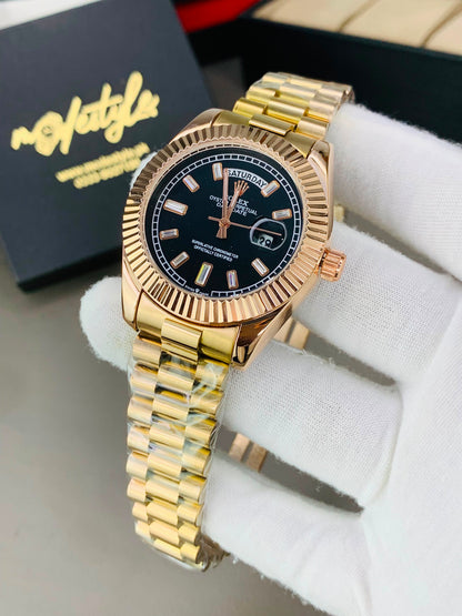 Rlx Day And Date Diamond (Black)