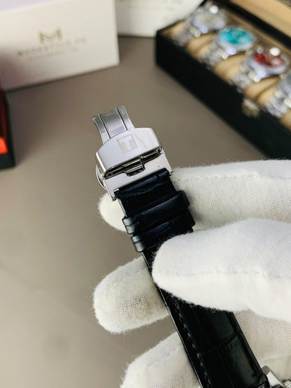 Tissot Gentlemen Belt (Black Belt Black Dail)