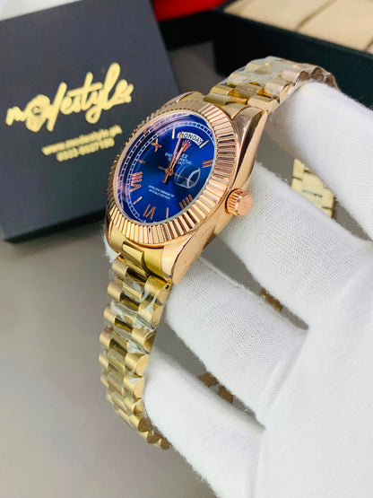 Rlx Day And Date Model (Blue)
