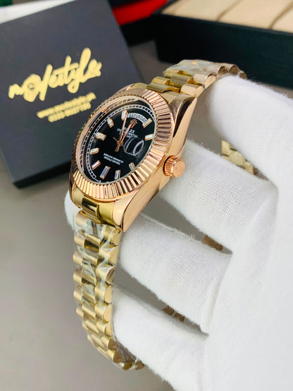 Rlx Day And Date Diamond (Black)