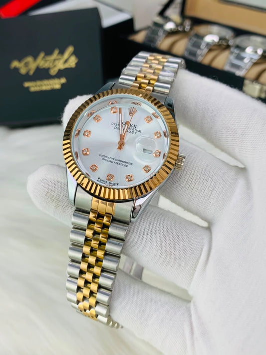 Rlx Just Date Automatic Movement (White Dail)