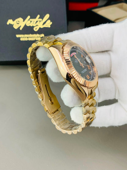 Rlx Day And Date Diamond (Black)