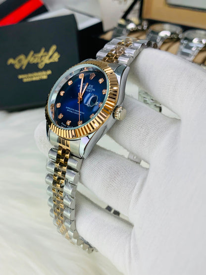 Rlx Just Date Automatic Movement (Blue Dail)