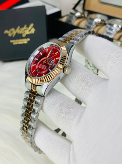 Rlx Sky-Dweller Automatic Movement (Red Dail)