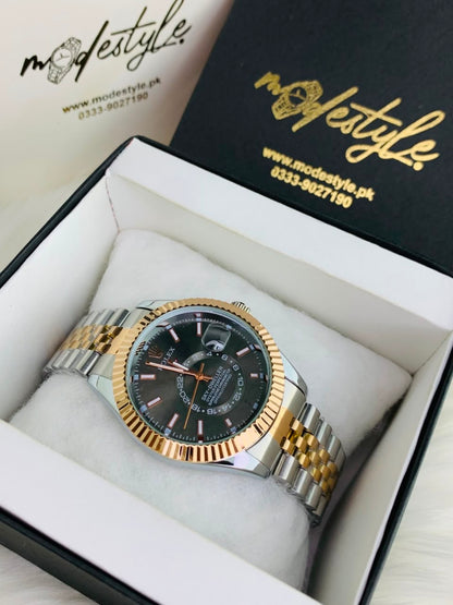 Rlx Sky-Dweller Automatic Movement (Black Dail)