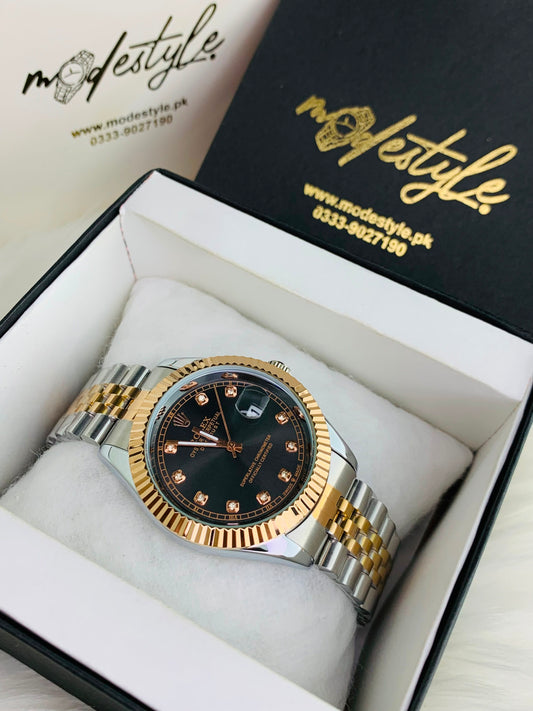 Rlx Just Date Automatic Movement (Black Dail)