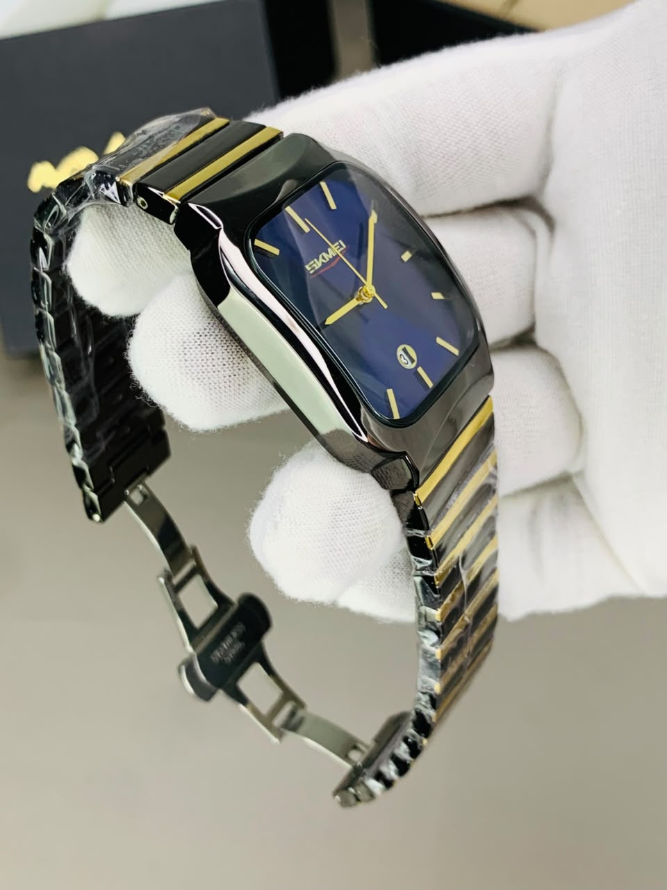 Skemi Men Watch - Two Tone Blue