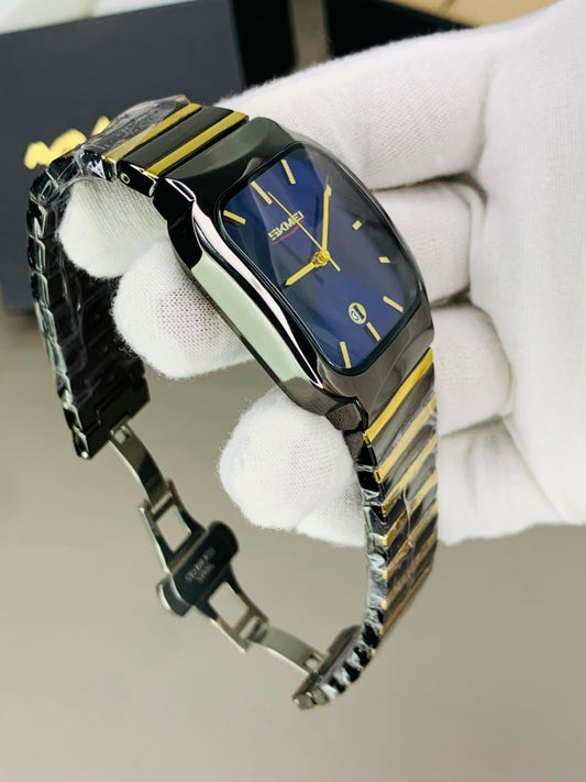 Skemi Men Watch - Two Tone Blue