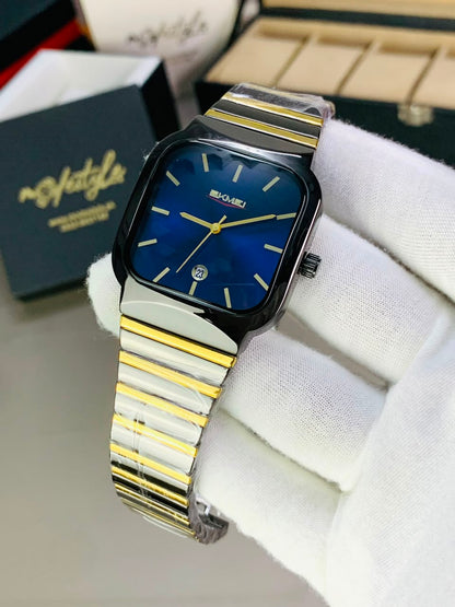 Skemi Men Watch - Two Tone Blue