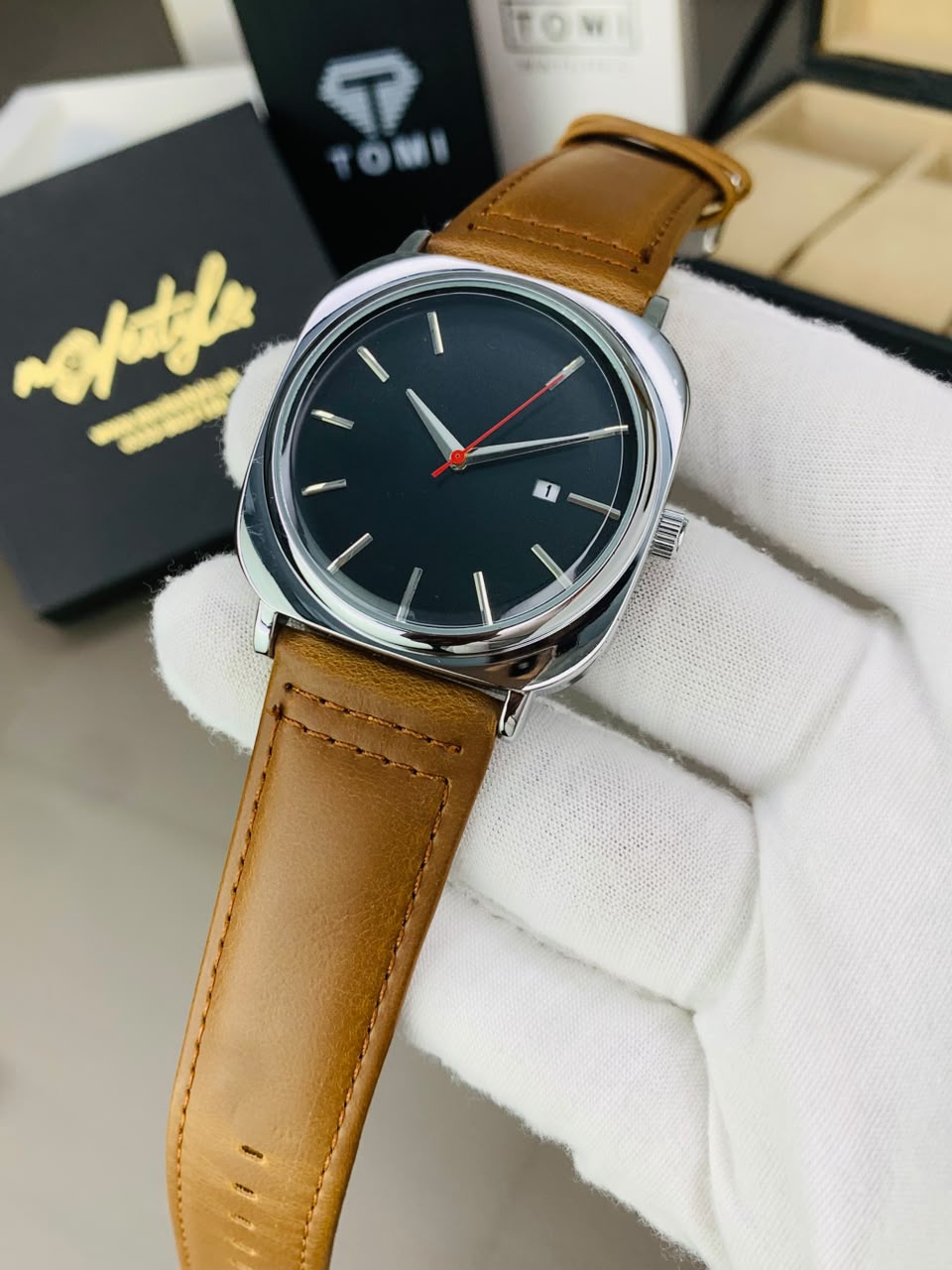 Signature Square Classic Watch for Men